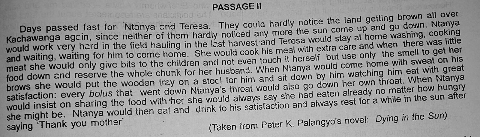 The passage, as printed