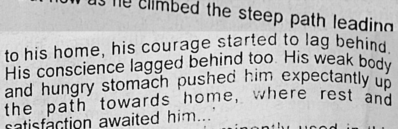 The passage, as printed