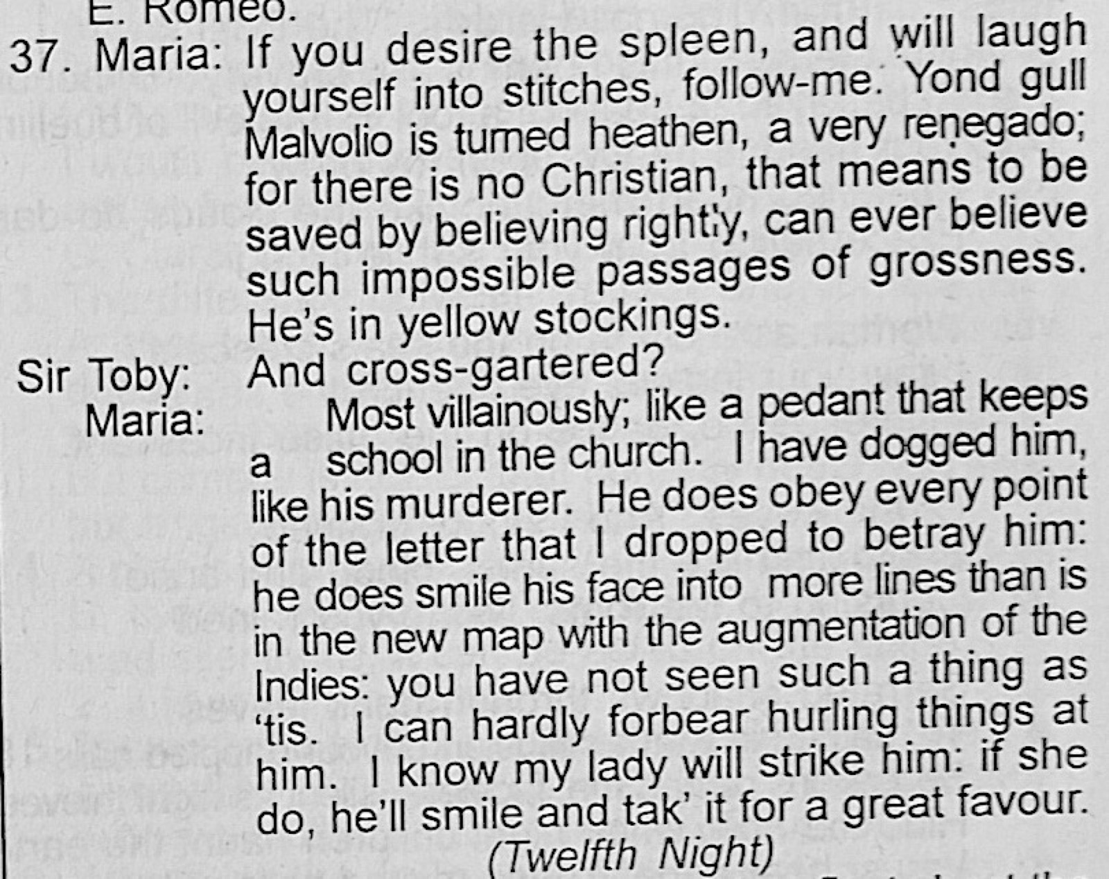 The passage, as printed